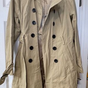 New York & Company Beige Trench Coat